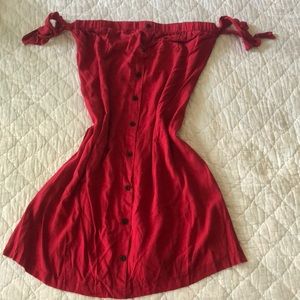 Off the shoulder dress